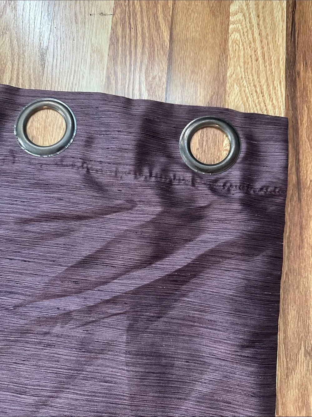 Threshold Plum set of 2 Curtain Panels with Bronze Grommet. 54”x84”